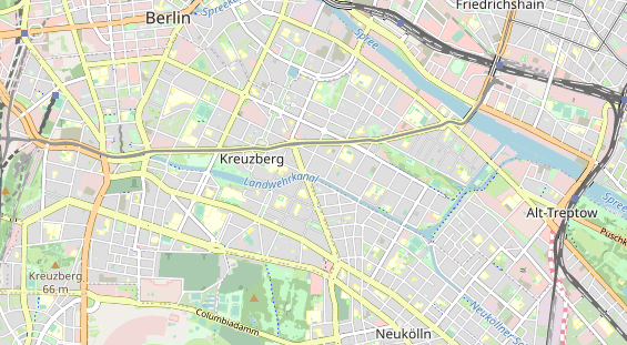 Restaurant auf Karte