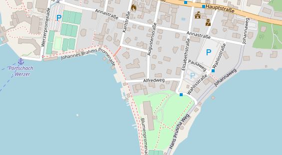 Restaurant auf Karte