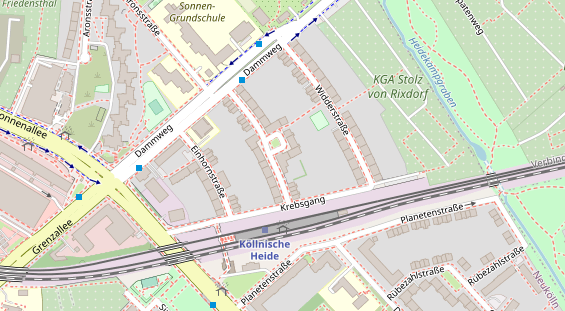 Restaurant auf Karte