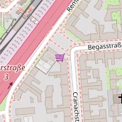 Restaurant auf Karte