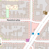 Restaurant auf Karte