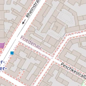 Restaurant auf Karte