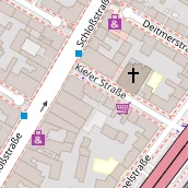 Restaurant auf Karte