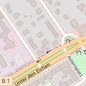 Restaurant auf Karte