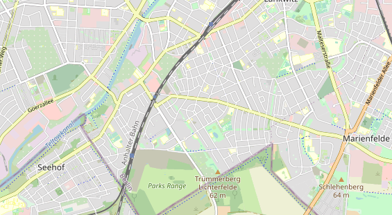 Restaurant auf Karte