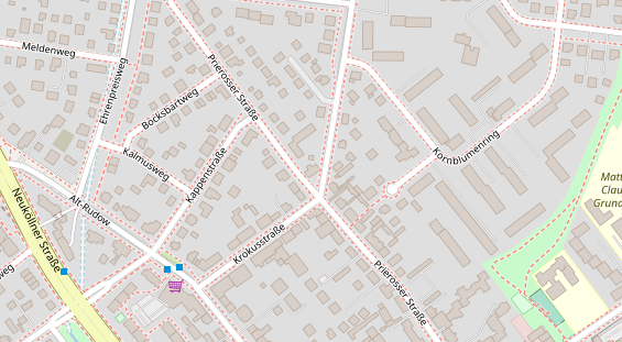 Restaurant auf Karte