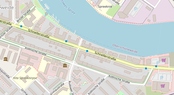 Restaurant auf Karte