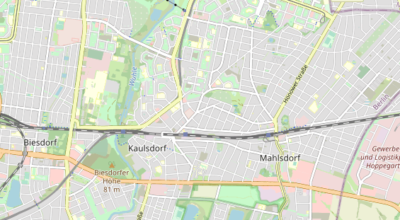 Restaurant auf Karte