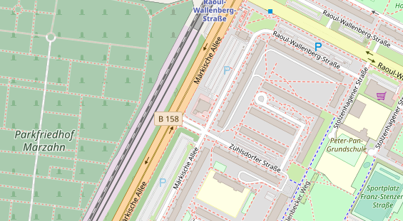 Restaurant auf Karte