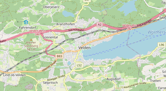 Restaurant auf Karte