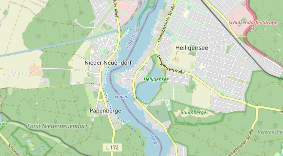 Restaurant auf Karte