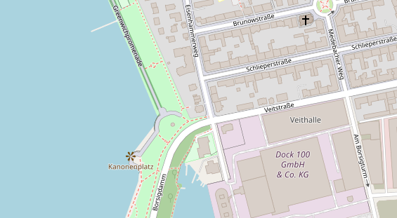 Restaurant auf Karte