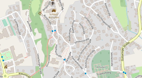 Restaurant auf Karte