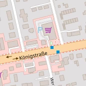Restaurant auf Karte