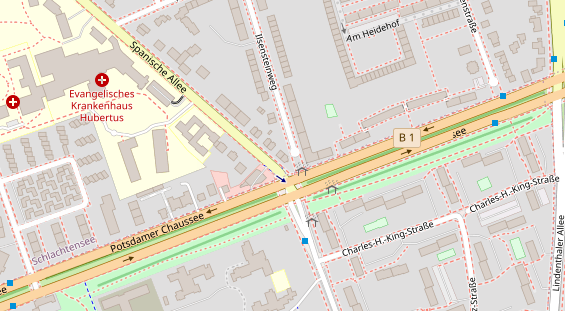 Restaurant auf Karte