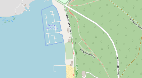 Restaurant auf Karte