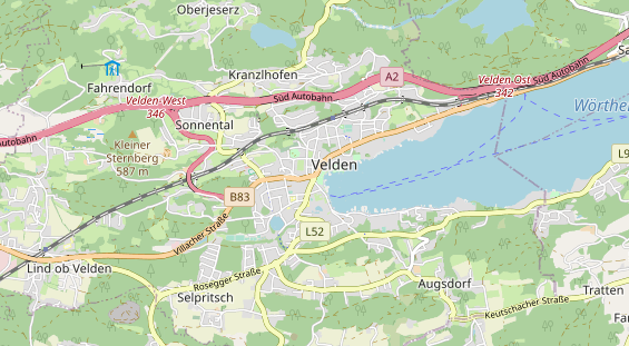 Restaurant auf Karte