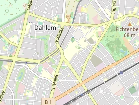 Restaurant auf Karte