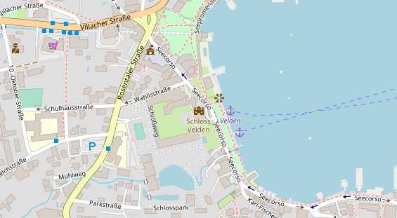 Restaurant auf Karte