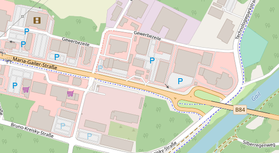 Restaurant auf Karte