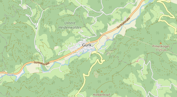 Restaurant auf Karte