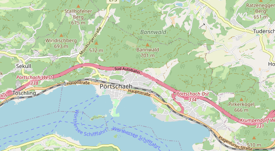 Restaurant auf Karte