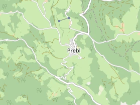 Restaurant auf Karte