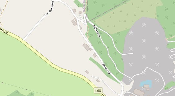 Restaurant auf Karte