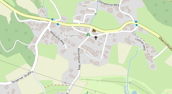 Restaurant auf Karte