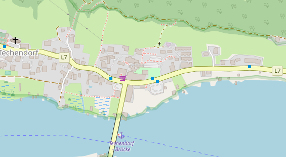 Restaurant auf Karte