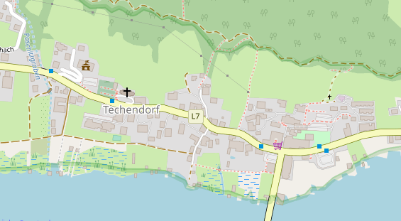 Restaurant auf Karte