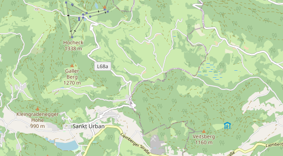 Restaurant auf Karte