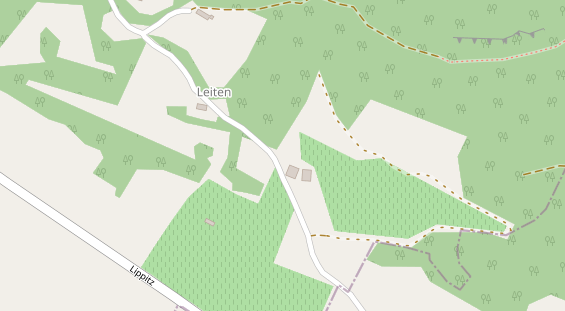 Restaurant auf Karte