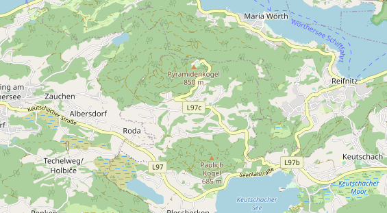 Restaurant auf Karte