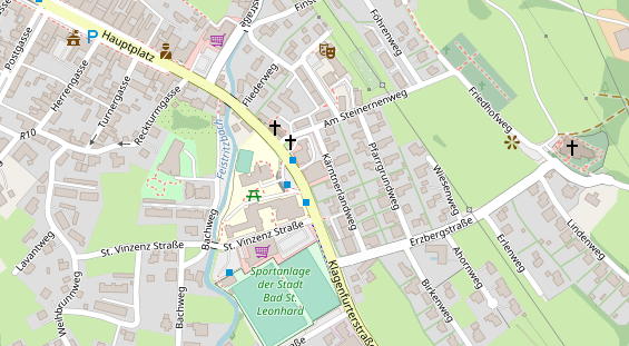 Restaurant auf Karte