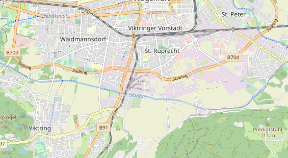 Restaurant auf Karte