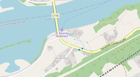 Restaurant auf Karte