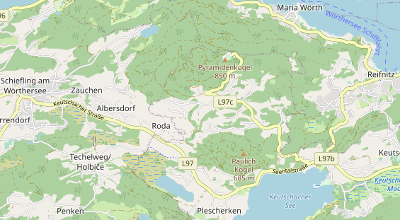 Restaurant auf Karte