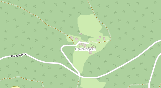 Restaurant auf Karte