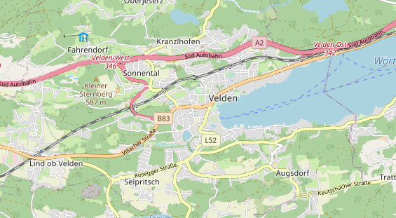 Restaurant auf Karte