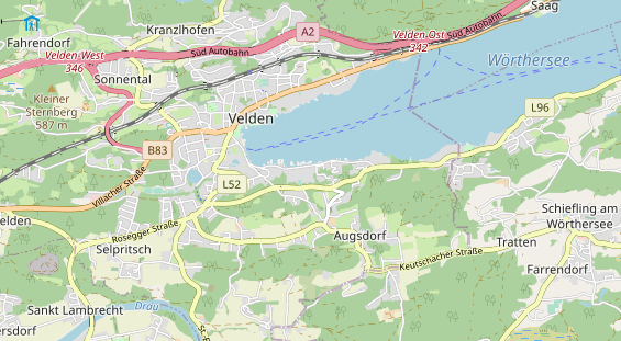 Restaurant auf Karte