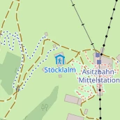 Restaurant auf Karte