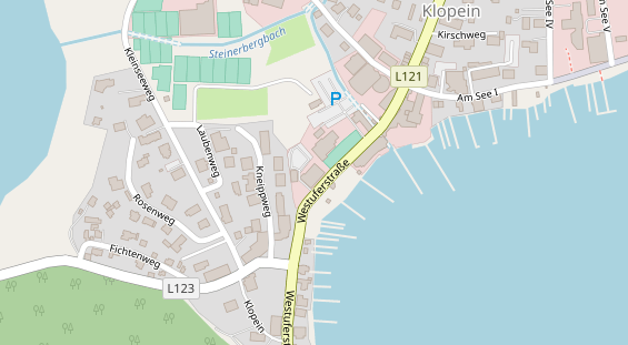 Restaurant auf Karte