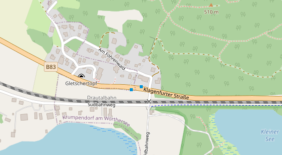 Restaurant auf Karte