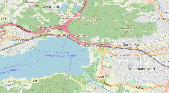 Restaurant auf Karte