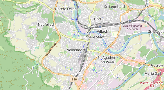 Restaurant auf Karte