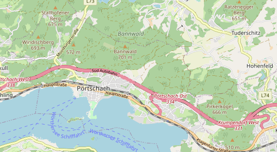 Restaurant auf Karte