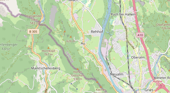 Restaurant auf Karte