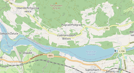 Restaurant auf Karte