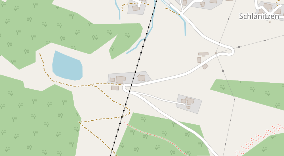 Restaurant auf Karte